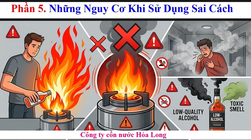 Cồn Nước Đốt Bếp Có An Toàn Cho Sức Khỏe Không?